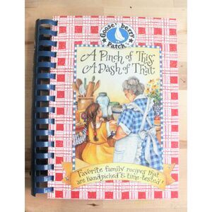 Vintage Gooseberry Patch Spiral Bound CkBk: A Pinch of This, A Dash of That
